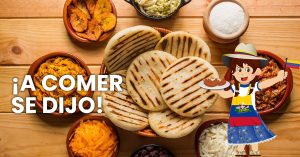 fotos de arepas colombianas con ingredientes típicos - arepas dcarnilsa