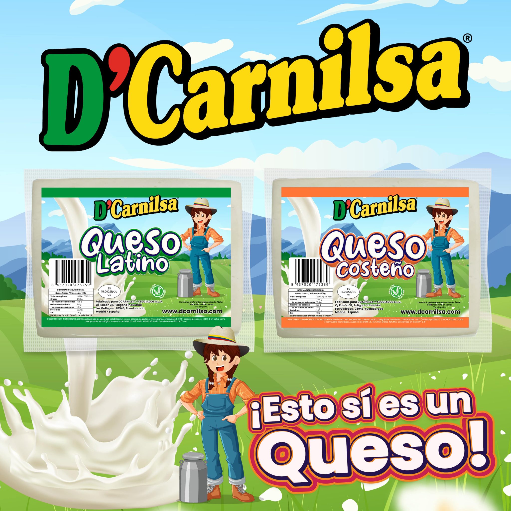 Queso Costeño Colombiano 💥 - D'Carnilsa