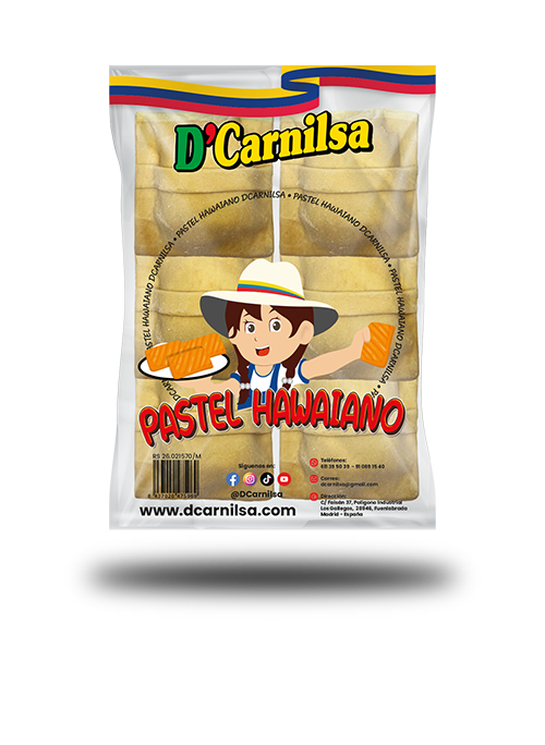 pastel hawaiano congelado
