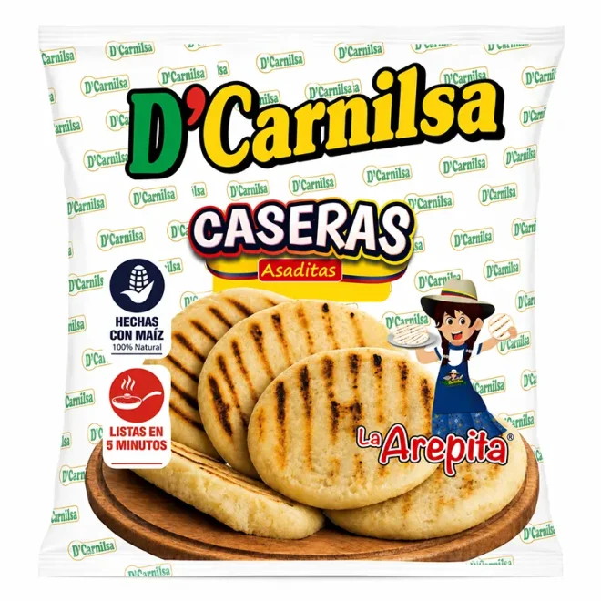 Arepas caseras D'Carnilsa_www.dcarnilsa.com