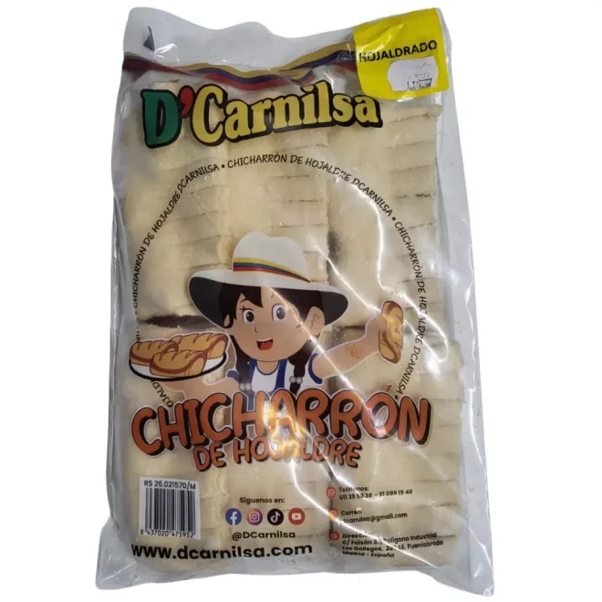 Chicharrón con queso y guayaba