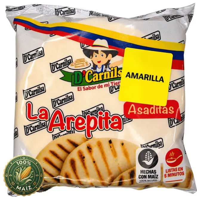 arepa de maiz amarillo_www.dcarnilsa.com