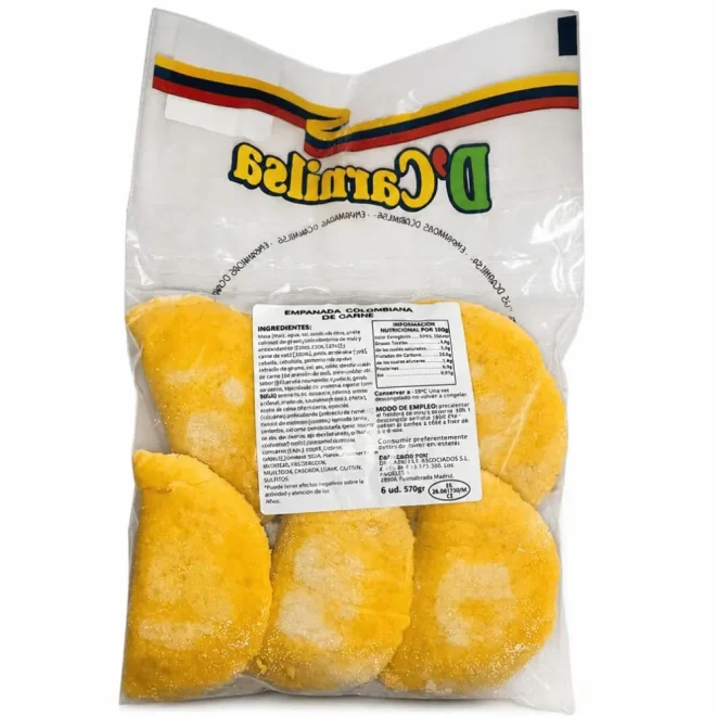 trasera de empanada de carne D'Carnilsa x6